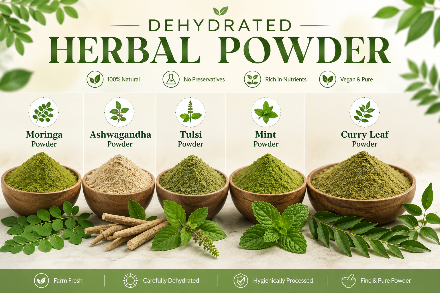 Natural Herbal Powder